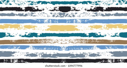Paint Lines Seamless pattern. vector striped autumn background. ink brush strokes. sailor stripes for male polo or T-shirt Modern trendy hipster paintbrush line. spring stripes backdrop 