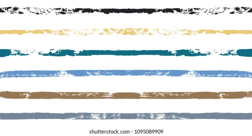 Paint Lines Seamless pattern. vector striped autumn background. ink brush strokes. sailor stripes for male polo or T-shirt Modern trendy hipster paintbrush line. spring stripes backdrop 