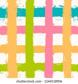 Paint Lines Seamless pattern. vector striped summer background. ink brush strokes. colorful stripes for swimming close, polo or T-shirt Modern hipster paintbrush line. spring stripes girly backdrop