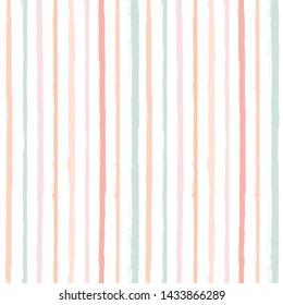 Paint Lines Seamless pattern. vector striped summer background. ink brush strokes. colorful stripes for swimming close, polo or T-shirt Modern hipster paintbrush line. spring stripes girly backdrop