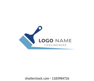 paint logo business vector icon template