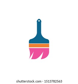 paint logo business vector icon template