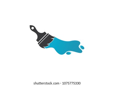 paint logo business vector template