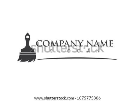 paint logo business vector template