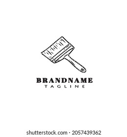diseño de dibujos animados logo diseño de dibujos vectoriales modernos lindo
