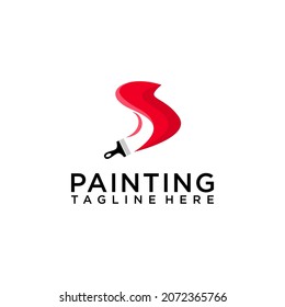 Dibujar el concepto de logotipo aislado en fondo blanco
