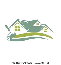 Paint logo icon design template