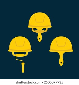 Pintar el logotipo y el icono de la Plantilla de Ilustración vectorial