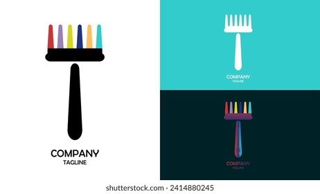 paint logo, paint service logo, paint logo vector