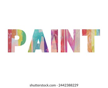 paint logo style Abstract line art 