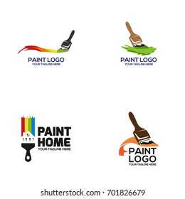 Paint Logo Template Stock Vector (Royalty Free) 701826679 | Shutterstock