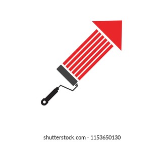 Paint Logo Template vector icon illustration design