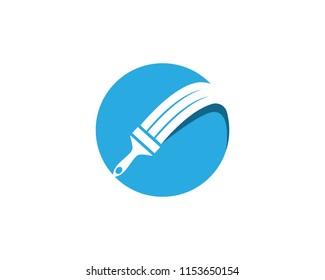 Paint Logo Template vector icon illustration design