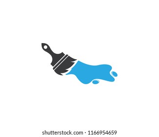 Paint Logo Template vector icon illustration design