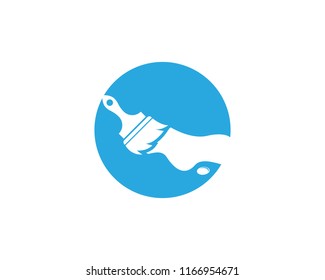 Paint Logo Template vector icon illustration design