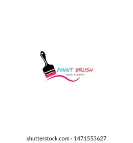 Paint Logo Template vector icon illustration design