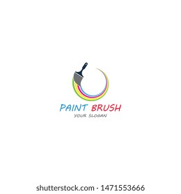 Paint Logo Template Vector Icon Illustration Stock Vector (royalty Free 