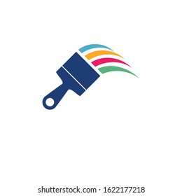 Paint Logo Template vector icon illustration design