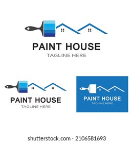 Paint Logo Template vector icon illustration design
