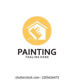Dibujar el diseño de la ilustración del icono del vector de la plantilla de logotipo