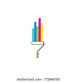 paint logo  vector