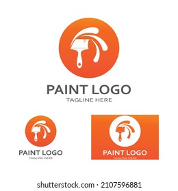Vektorsymbol von Paint Logo, Vektorgrafik 