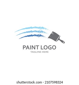 Paint Logo vector icon illustration 