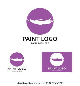 Paint Logo vector icon illustration 