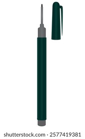 Paint marker pen. vector illustration