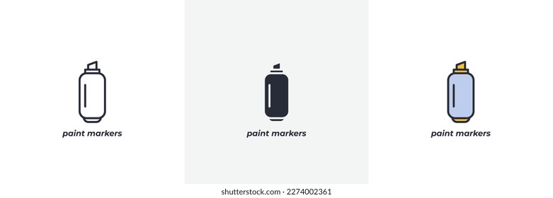 paint markers icon 