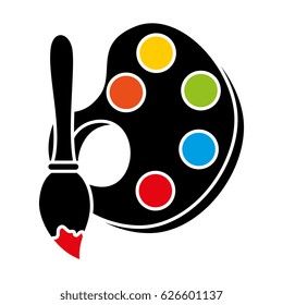 Paint palette art