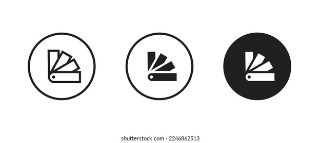 Paint palette and brush, Color palette, Paint Palette icon, multicolor, art, designer, drawing icon symbol logo illustration,editable stroke