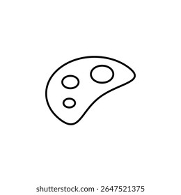 paint palette, drawing, tool, brush icon