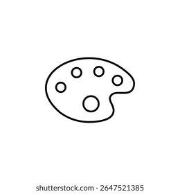 paint palette, drawing, tool, brush icon
