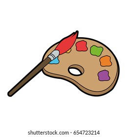 paint palette icon image 