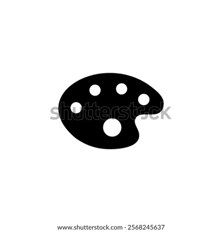 paint palette icon sign vector design