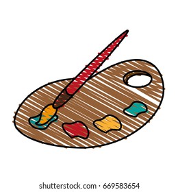Paint palette mix