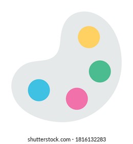 
Paint Palette, Paint, painting, color fully editable vector icon
