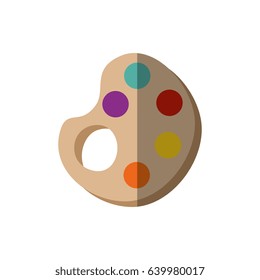 Paint palette symbol