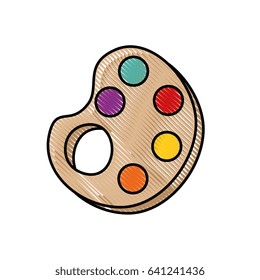 Paint palette symbol