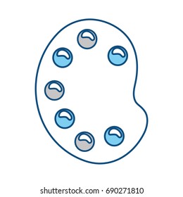 Paint palette symbol
