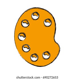 Paint palette symbol