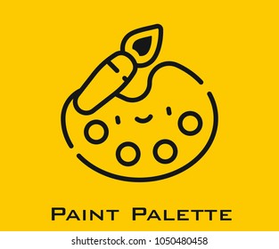 Paint Palette vector icon