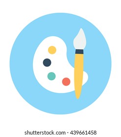 Paint Palette Vector Icon