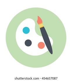 Paint Palette Vector Icon