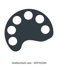 Paint Palette Vector Icon
