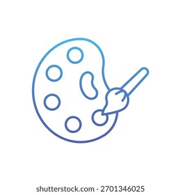 Icono de Vector de paleta de pintura
