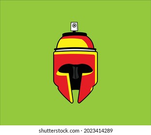 Paint pilox Helmet vector illustration for t shirt design template