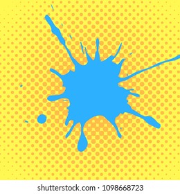 Paint pop art vector illustration