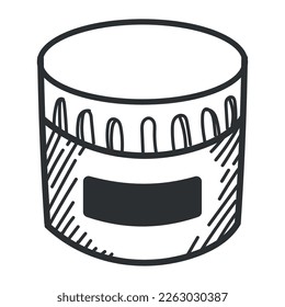 paint pot creative art supply icon
